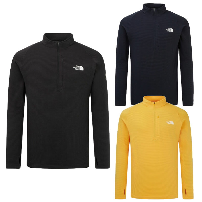 ノースフェイス THE NORTH FACE KOREA 【正規品】 25FW メンズオトラー長袖ジップTシャツ M'S ORTLER L/S ZIP TEE 男性 男子 カジュアル カットソー ノースフェイスコリア 韓国 HE&SHE [送料無料] NT7LR98