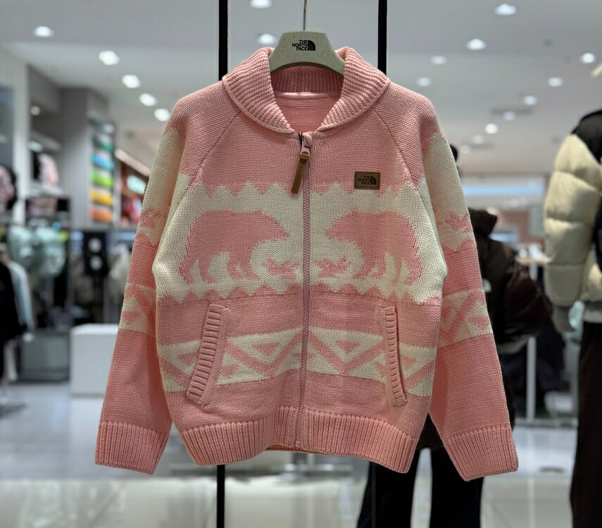 北の方人間の顔 THE NORTH FACE KOREA 【置き目品】 25FW キッズコウィチャン K\u0027S COWICHAN CARDIGAN 御坊っちゃん うしろ帯 赤ちゃん キッズ 心地好い ノースフェースキッズ 韓国 HE\u0026SHE [貨物輸送無料] NJ5SR52