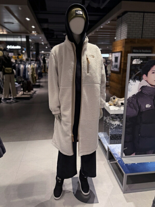 ノースフェイス THE NORTH FACE KOREA 【正規品】 25FW ウーマンテディフリースコート W'S TEDDY FLEECE COAT レディース 女性 女子 フリースジャケット アウター カジュアル ノースフェースコリア 韓国 HE&SHE [送料無料] NC4FR85
