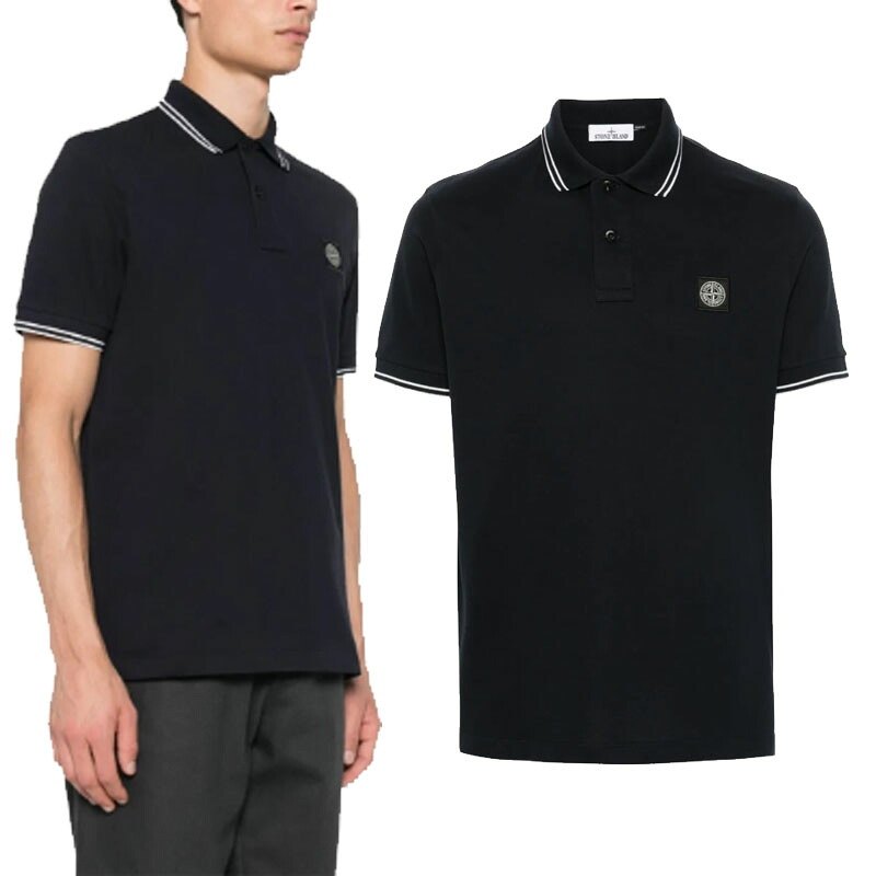 ストーンアイランド 【正規品】 STONE ISLAND 半袖 ポロシャツ WAPPEN PATCH POLO T ユニセックス メンズ レディース ラウンドTシャツ ストリート カジュアル HE&SHE [送料無料]メンズブランド半袖Tシャツ　ワッペンパッチTシャツ