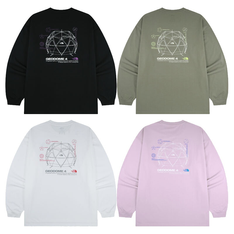 北の方人間の顔 THE NORTH FACE KOREA 【定まり品】 26SS ジオドム長袖ラウンドティーシャツ GEODOME L/S R/TEE ユニ一発やる メンズ レディース 心地好い カットソー WHITE LABEL 白いこと下げ札 北の方人間の顔コリア 韓国 HE\u0026SHE [貨物輸送無料] NT7TS01