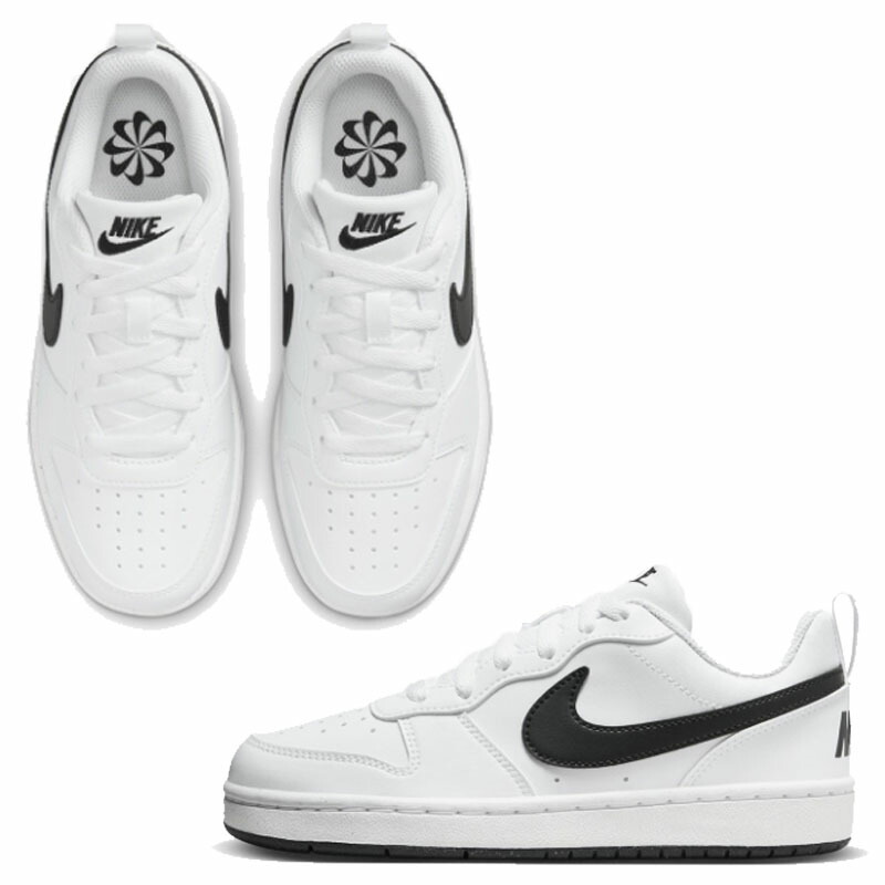 ナイキ NIKE 【定まり品】 コートバローローリークレフト スニーカー COURT BOROUGH LOW RECRAFT BG キッズ 成人女性 レディース お上さん うしろ帯 スポーティ 表どおり 心地好い デイリー HE\u0026SHE [貨物輸送無料] DV5456-104