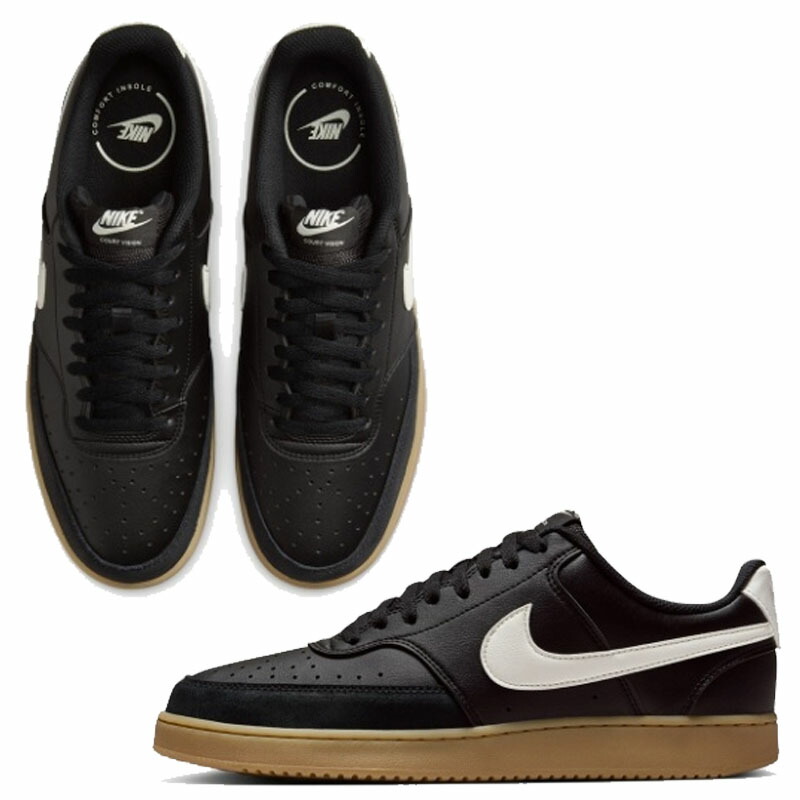 ナイキ NIKE 【定まり品】 厚地の外套幻影 スニーカー NIKE COURT VISION LO NCPS レディース お上さん うしろ帯 スポーティ 表どおり 心地好い デイリー HE\u0026SHE [貨物輸送無料] IB2998-004