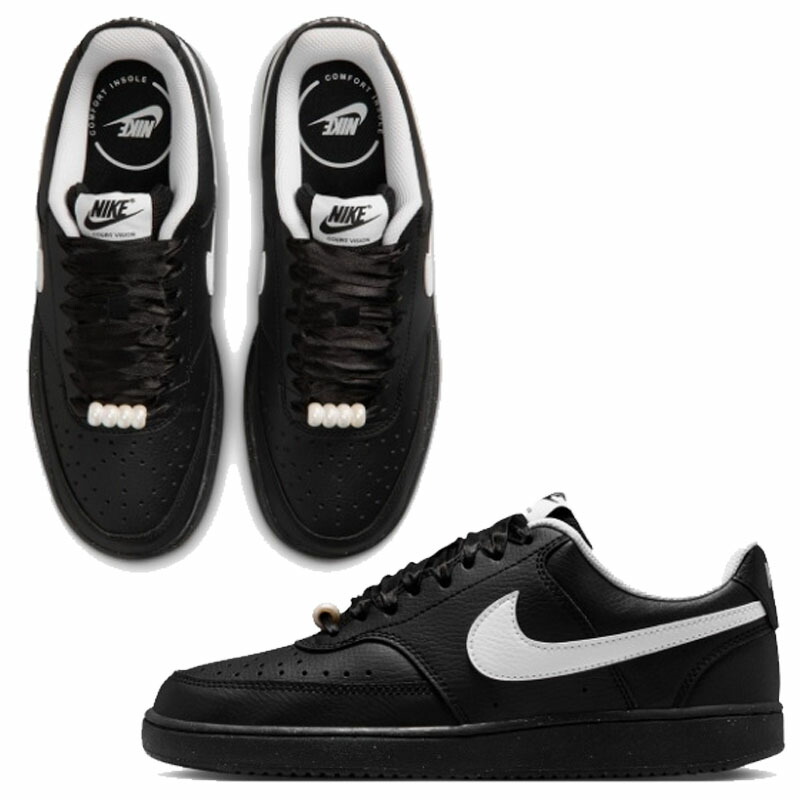 ナイキ NIKE 【置き目品】 厚地の外套幻影LO LE スニーカー W NIKE COURT VISION LO LE 成人女性 レディース 成人女性 成人女性 スポーティ 表どおり 心地好い デイリー HE\u0026SHE [貨物輸送無料] IB6652-001