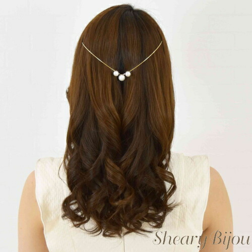 Shearybijou Back Headband Hair Accessories Lady S Kids Shin Pull