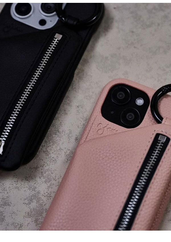 iPhone14/16e/14pro対応】 エジュー ajew cadenas zipphone case