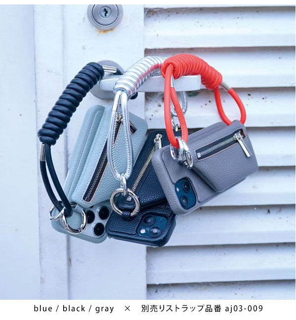 iPhone14/16e/14pro対応】 エジュー ajew cadenas zipphone case