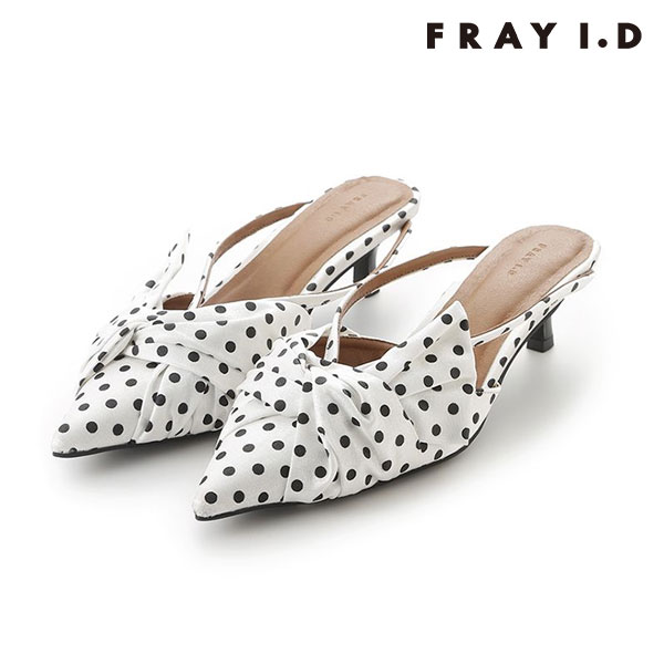 店内全品ﾎﾟｲﾝﾄ10倍 【新生活応援ｾｰﾙ10%OFF】【即納】 フレイアイディー FRAY I.D シューズ 26春夏 リボンミュール 靴 サンダル fwgs261312