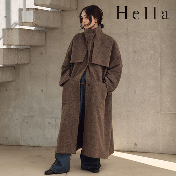 【楽天市場】【SALE30%OFF】【即納】 ヘラ Hella 24秋冬 WING YOKE NEP CO アウター ロング丈 長袖 h243 ...