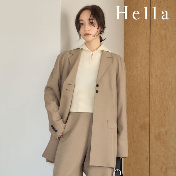 【楽天市場】【SALE10%OFF】【即納】ヘラ Hella 24秋冬 DESIGN SLEEVE JK アウター ミドル丈 ジャケット 長袖 ...