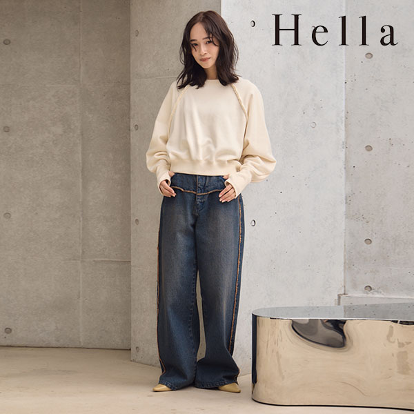 【楽天市場】【SALE40%OFF】【即納】 ヘラ Hella 秋冬 VINTAGE CUTOFF DENIM TOPS ボトムス ロング丈 ...