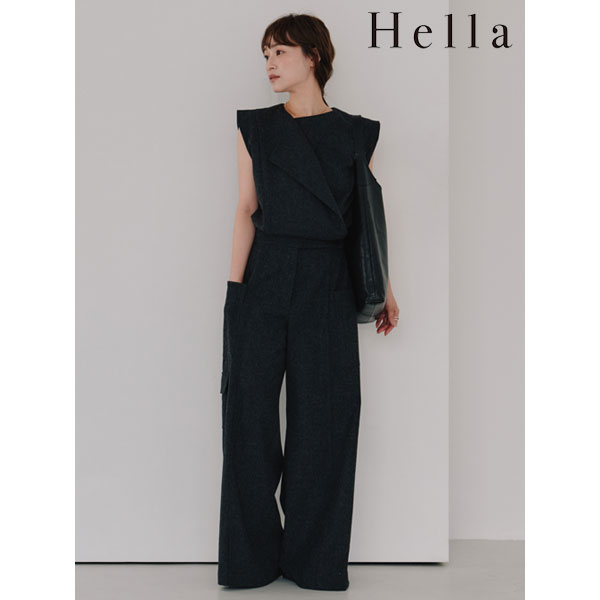 【楽天市場】【ｽｰﾊﾟｰｾｰﾙ30%OFF】【即納】ヘラ Hella 25秋冬 cachecoeur jumpsuit カシ ...