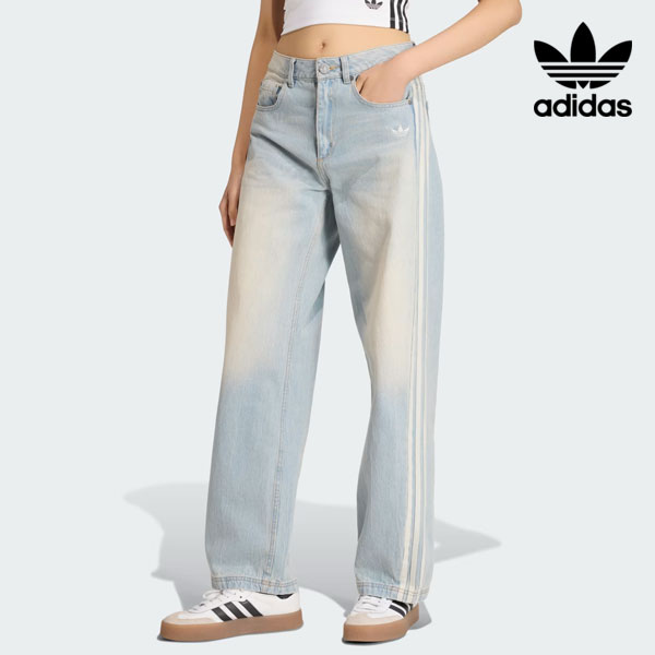 【即納】アディダスオリジナルス adidas originals ヴィンテージダッドジーンズ ボトムス デニム フルレングス パンツ kw2093 kw2094