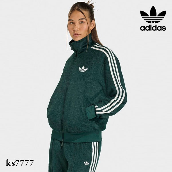 【新生活応援ｾｰﾙ10%OFF】【即納】アディダスオリジナルス adidas originals アディダス オリジナルス モヘヤ ファイヤーバード ルーズ トラックトップ（ジャージ） アウター トラックジャケット スリーストライプス トレフォイルロゴ ks7777