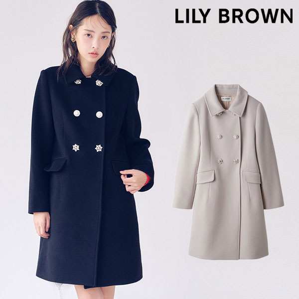 Lily Brown （リリーブラウン)2WAYファーショートコート LILY BROWN (12%OFF) Lily Brown / リリーブラウン2WAYファー