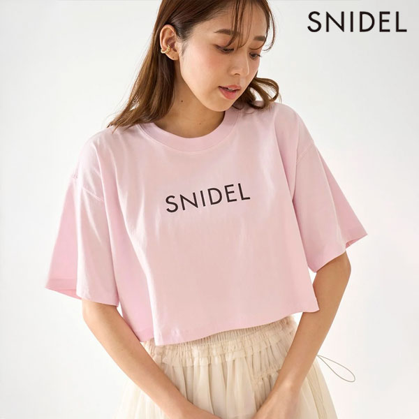 SNIDELトップス スナイデル SNIDEL トップス 25秋冬 レースカラーニットプル