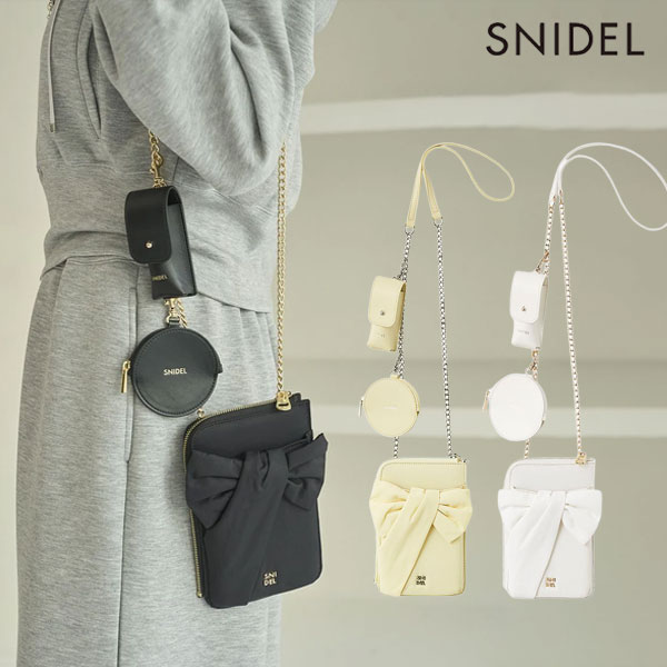 【即納】 スナイデル SNIDEL バッグ 26春夏 パフィーリボンミニショルダー ショルダーバッグ スマホケース ギフト swgb261640