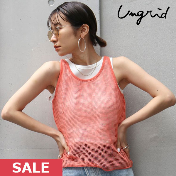 Ungrid - シースルーノースリタンク 楽天市場】【SALE60%OFF】【即納】 アングリッド ungrid 【WEB
