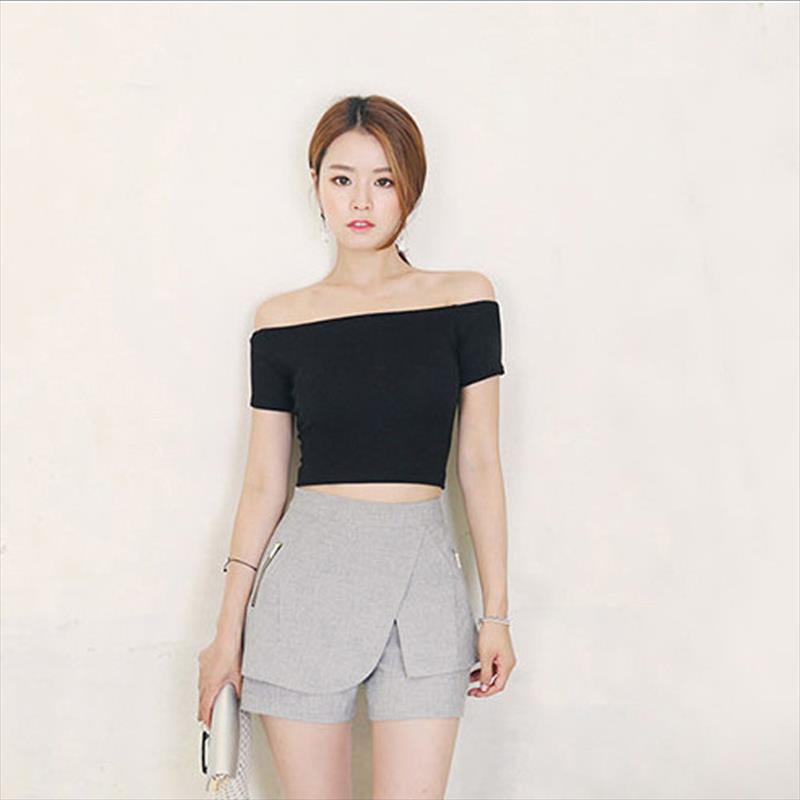 最大15 クーポン オフショルダートップス Tシャツ レディース カットソー シンプル セクシー