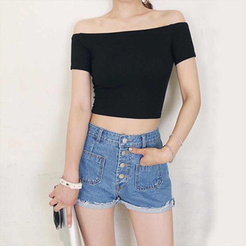 最大15 クーポン オフショルダートップス Tシャツ レディース カットソー シンプル セクシー