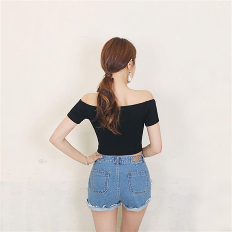 最大15 クーポン オフショルダートップス Tシャツ レディース カットソー シンプル セクシー