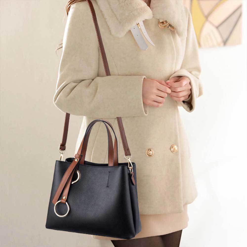 最大15 クーポン 2wayトートバッグ トートバッグ 2wayバッグ 大容量 ショルダーバッグ レディース 底鋲付き ハンドバッグ