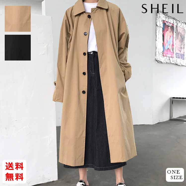 楽天市場 アフターsale Off オーバーサイズ ロング丈トレンチコート レディース トレンチコート 春 秋 ロングコート 着やせ チェスターコート 膝下 カジュアル 大人 きれい シンプル 無地 コート オシャレ 襟付き マストアイテム Iライン 韓国 ファッション
