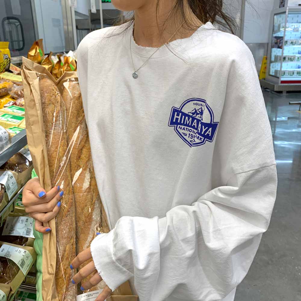 最大15 クーポン オーバーサイズ 大きい 大きめ 大きいサイズ ゆったり 長袖シャツ Tシャツ 長袖 女性 無地 レディース