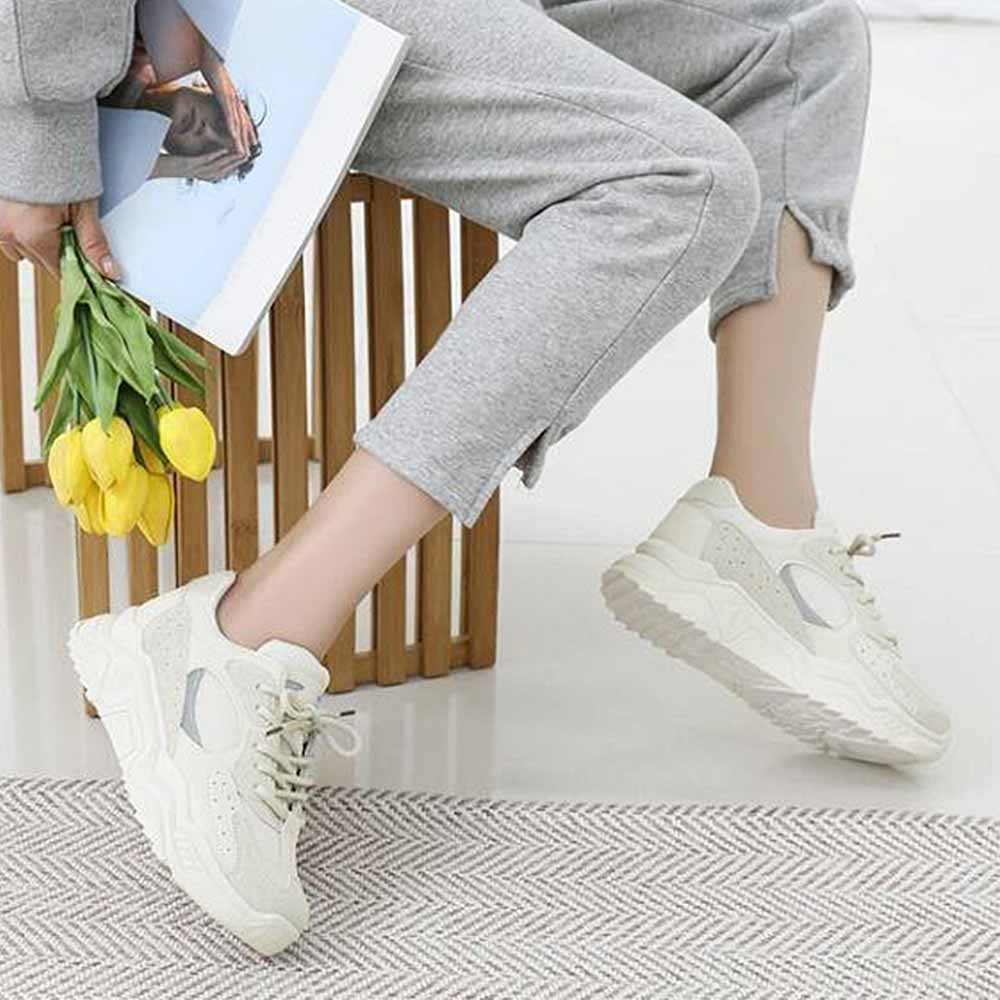 最大15 クーポン 厚底スニーカー 無地 くつ スニーカー シューズ 女性 レディース ダッドスニーカー