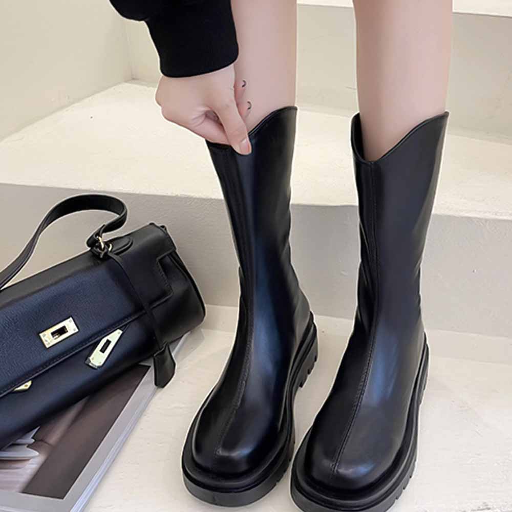 最大15 クーポン 厚底 おしゃれ ロングブーツ 美脚 レディース シューズ ぺたんこ シンプル きれいめ 女性 通勤 最大15 クーポン 厚底 おしゃれ ロングブーツ 美脚 レディース シューズ ぺたんこ シンプル きれいめ 女性 通勤