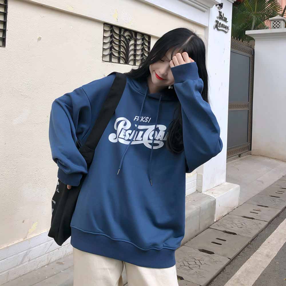 最大15 クーポン オーバーサイズ 女性 レディース ロゴパーカー パーカー ビックシルエット 袖ボリューム フーディ