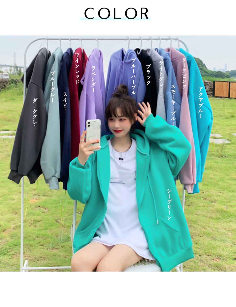 最大15 クーポン 裏起毛 レディース トレーナー オシャレ スウェットパーカー ジップアップ フード付き 女性 無地