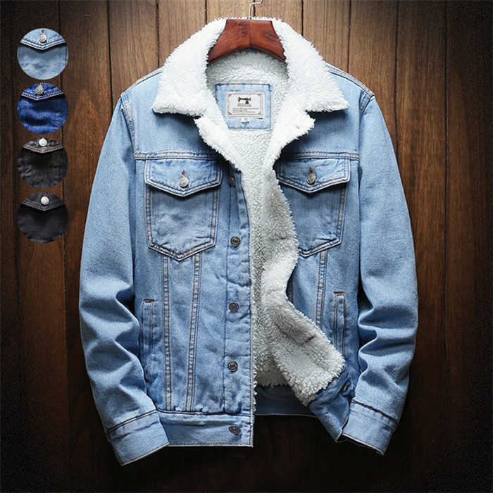 daboro デニム裏地フェイクファージャケット ダークブルー 楽天市場】デニムジャケット メンズ 裏ボアジャケット デニム