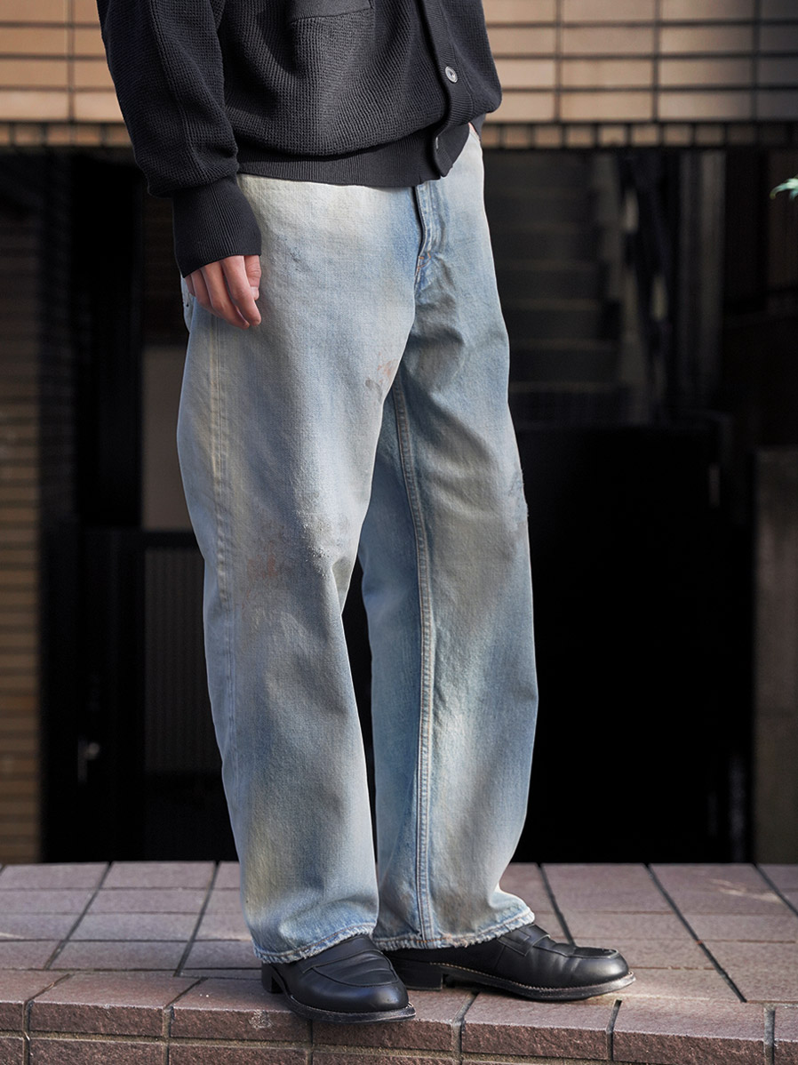 SALE／73%OFF】 ANCELLM PAINT CHINO TROUSERS グレー 新品未使用