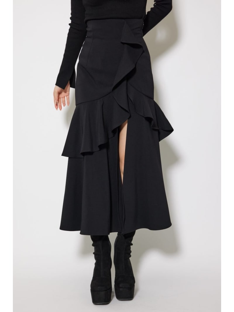 ［超美品］rienda リエンダ　千鳥フリルスリットスコートショートパンツ 楽天市場】千鳥フリルスリットスコートショートパンツ rienda リエンダ
