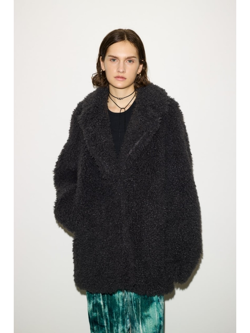 sly スライ　ノーカラー FAUX FUR COAT ファーコート　アウター 楽天市場】【SALE／50%OFF】ノーカラー FAUX FUR COAT SLY