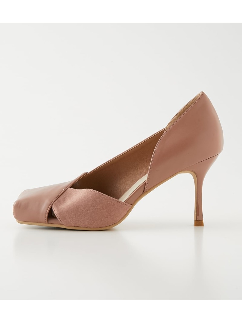 売れ筋 スクエアトゥーオープンカットpps Rienda リエンダ シューズ パンプス ブラック ホワイト ピンク Rakuten Fashion レビューで送料無料 Blog Hindikhabar Com