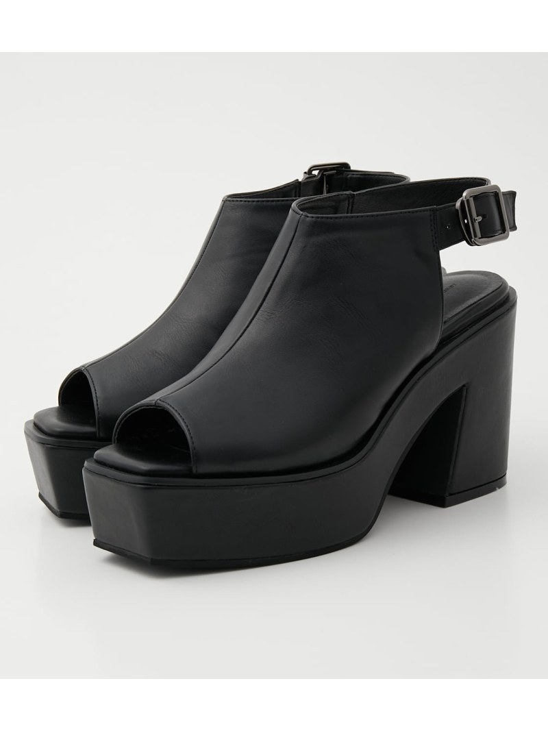 Open Toe Moussy Azul Sandal Bootie シューズ アズールバイマウジー By