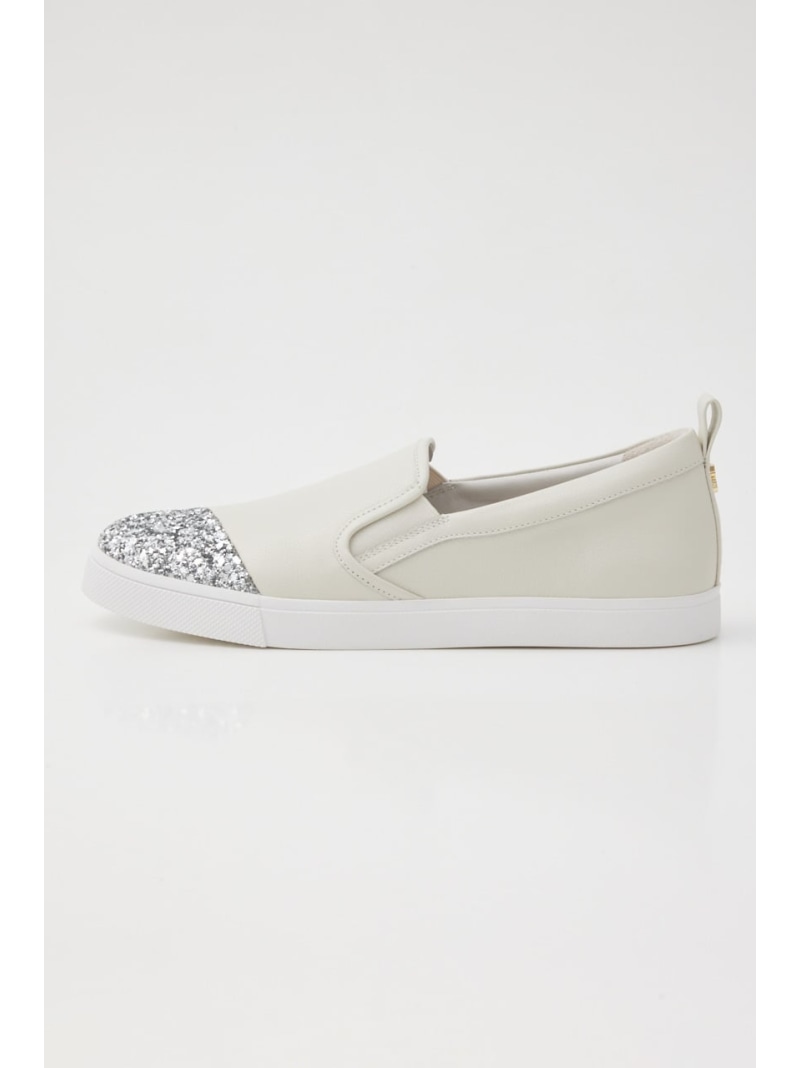 【SALE／18%OFF】グリッターコンビスリッポン STACCATO スタッカート シューズ・靴 スリッポン ブラック ホワイト【RBA_E】【送料無料】[ Fashion]