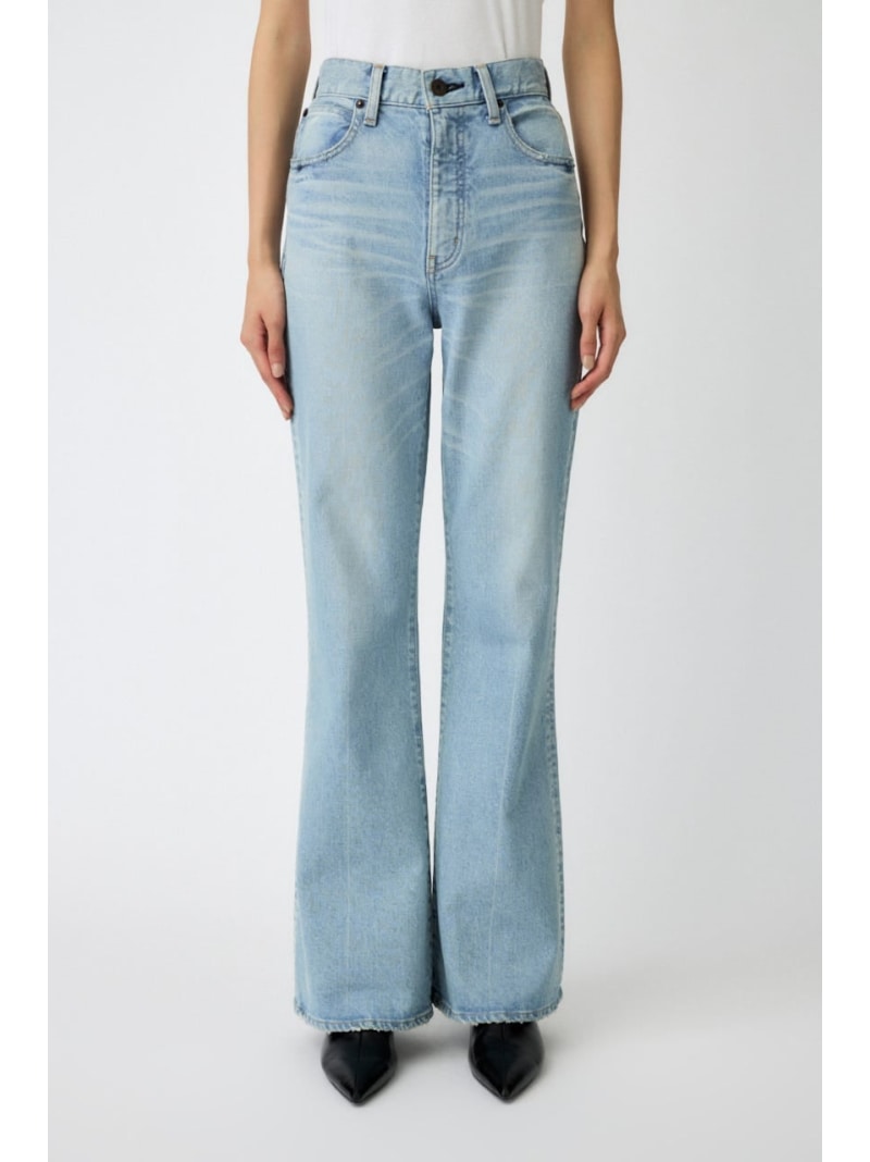 【シリーズ累計24万本販売】【SNSで話題】MVS L/BLU FLARE MOUSSY マウジー パンツ ジーンズ・デニムパンツ【送料無料】[ Fashion]