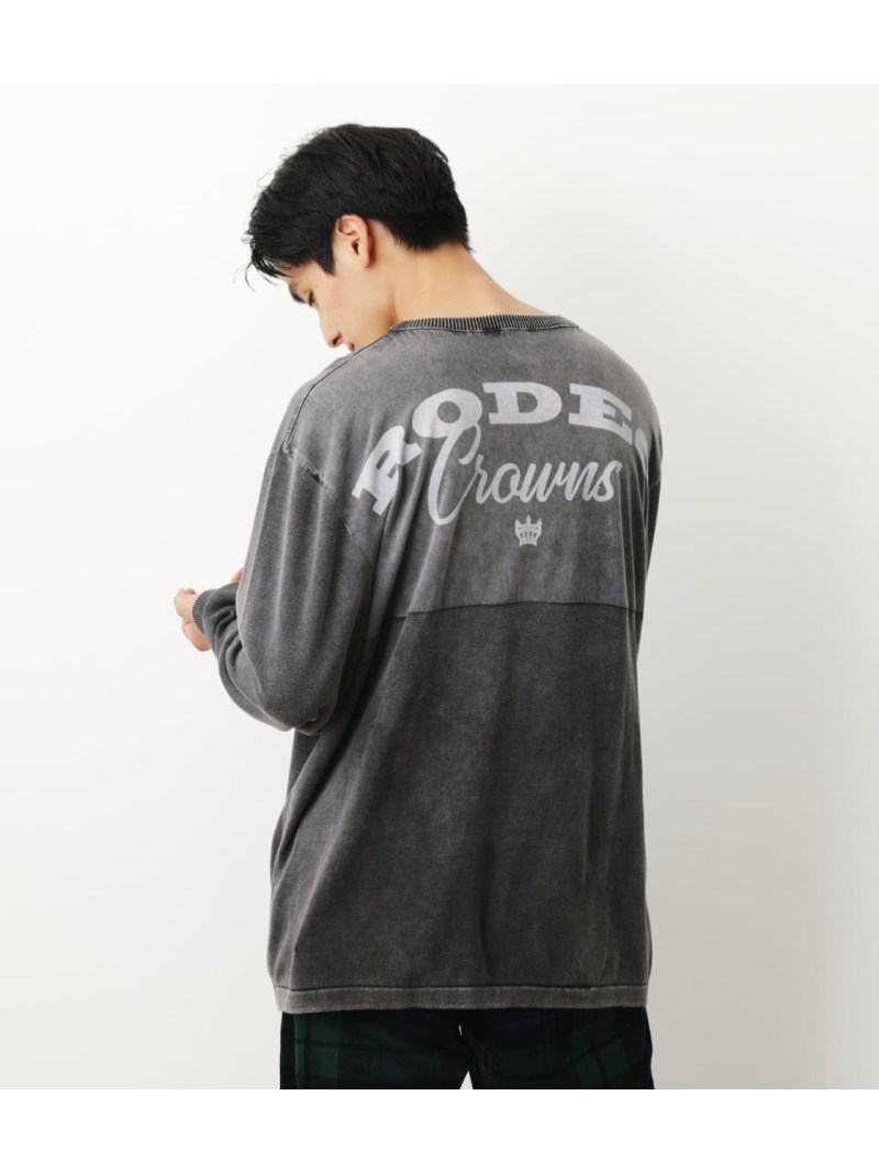 メンズドッキング加工l Sニットトップス ロデオクラウンズワイドボウル Bowl Wide Crowns Rodeo