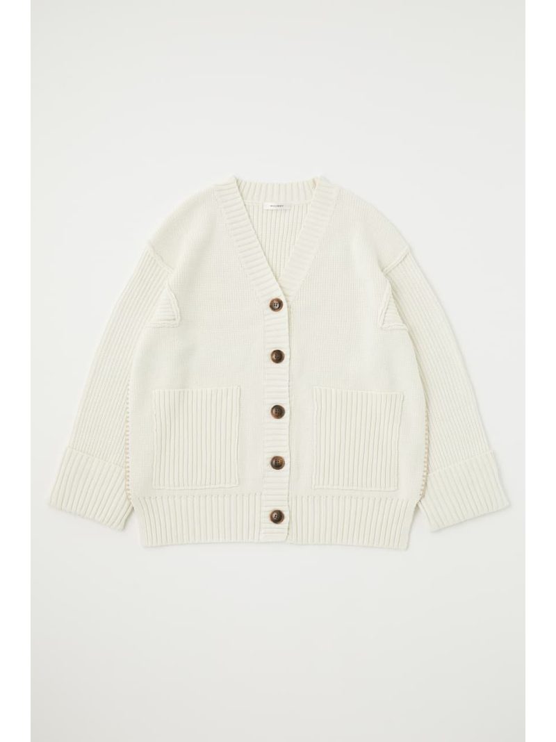 V N マウジー カーディガン ニット Cocoon Moussy