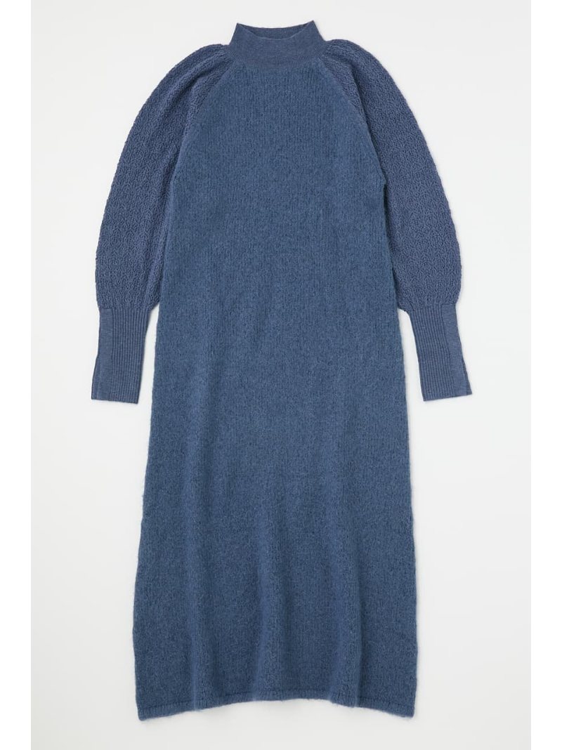 Pattern Stitch Knit ドレス Moussy マウジー ワンピース ロングワンピース マキシワンピース ブラック ホワイト ブルー 送料無料 Rakuten Fashion Liceochiloe Cl