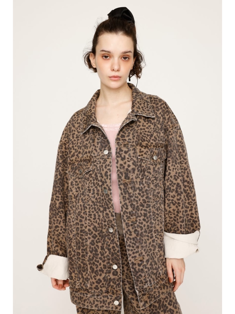 楽天市場】LEOPARD F/FUR FRONT HOOK コート SLY スライ ジャケット