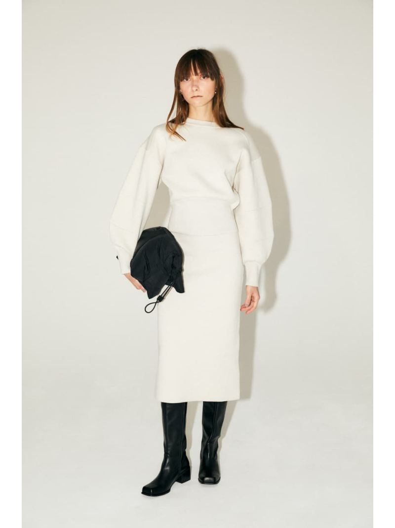 Double Face Knit Dress Moussy マウジー ワンピース ロングワンピース マキシワンピース ホワイト ブラック 送料無料 Rakuten Fashion Hazelwoodconst Com