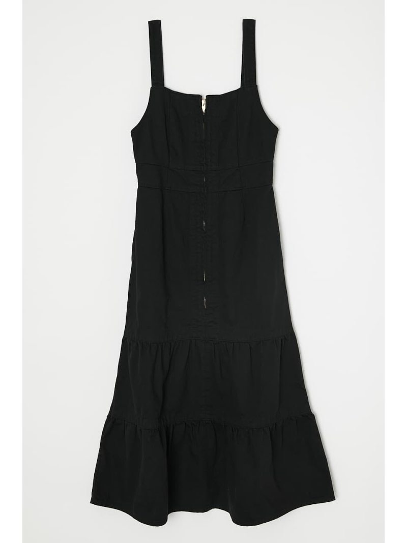 Denim Tiered 着物 Moussy マウジー ドレス ロングワンピース マキシワンピース 黒人 青色 貨物輸送無料 Rakuten Fashion Blackfishmarine Com