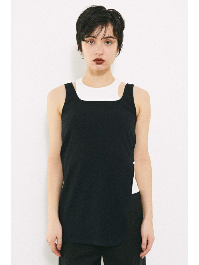 Manyway Tanktop Black By カットソー Moussy ブラックバイマウジー