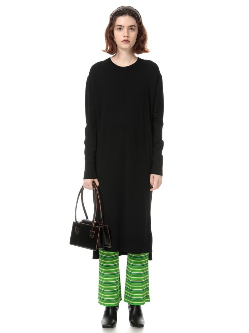 Crew Neck Midi Op Sly スライ ワンピース ロングワンピース マキシワンピース ブラック イエロー ベージュ ブルー 送料無料 Rakuten Fashion Croissantecia Com Br