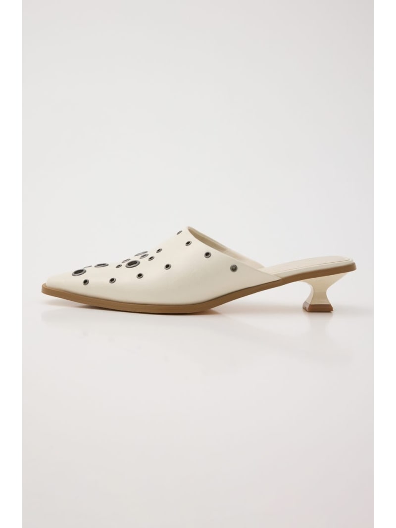 EYELET KITTEN HEEL ミュール LAGUA GEM ラグア ジェム シューズ・靴 パンプス ブラック【送料無料】[ Fashion]