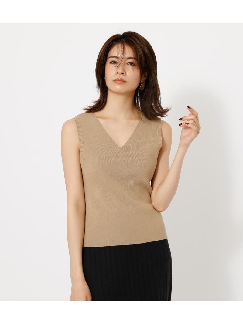 V N By Knit アズールバイマウジー Rib Moussy Tank カットソー Azul Tops